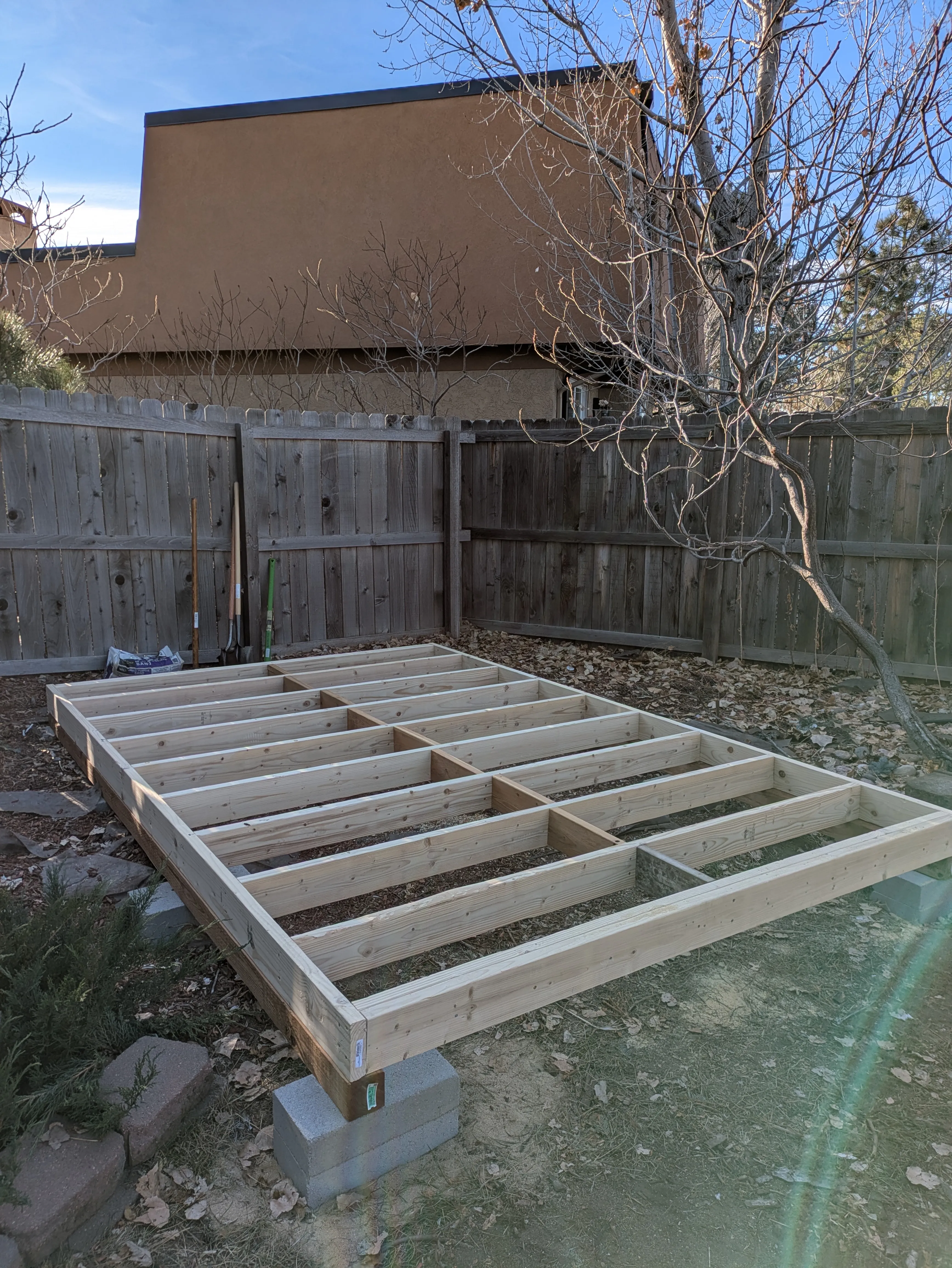 Skids and floor joists