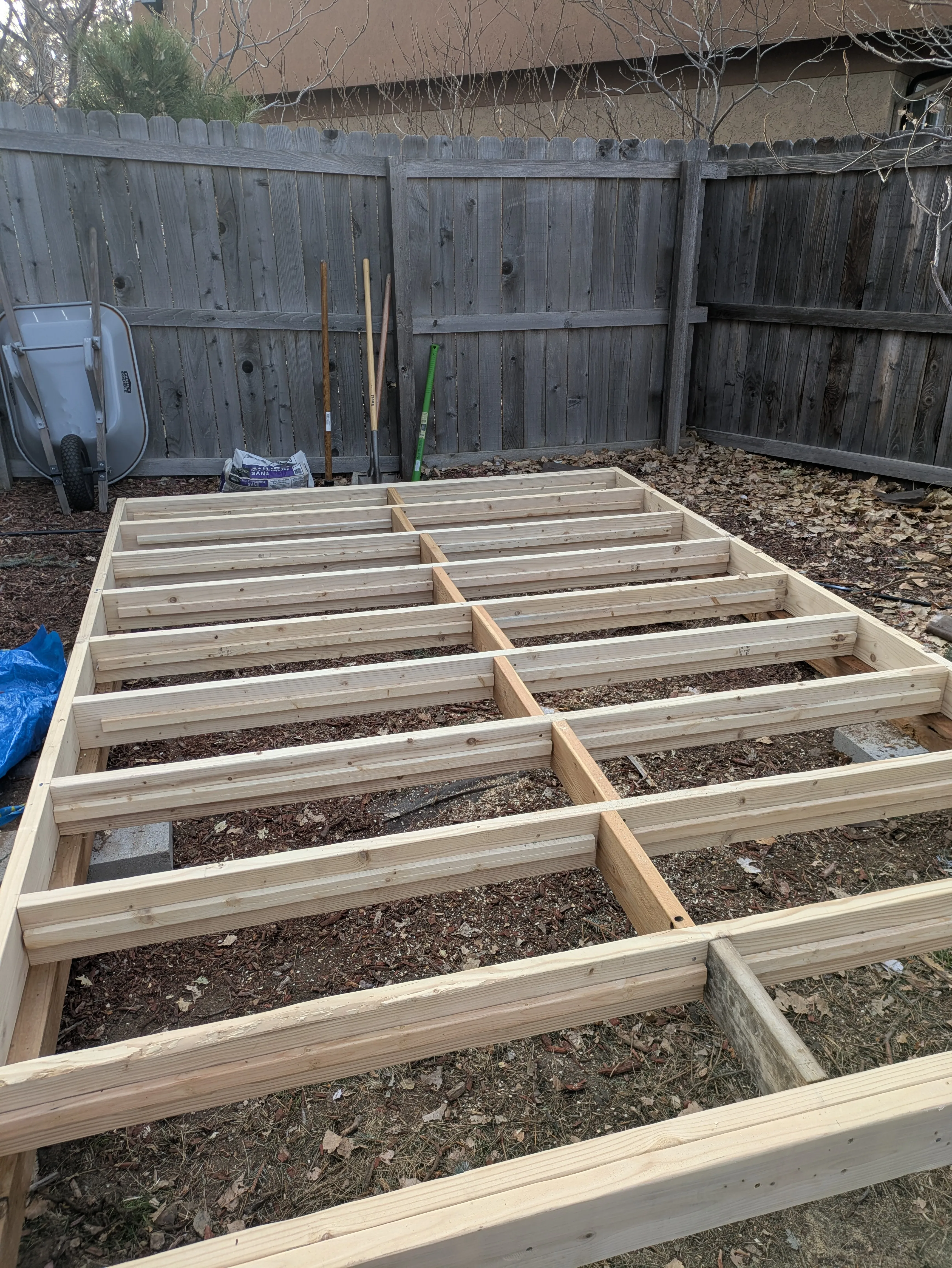 Joists furring